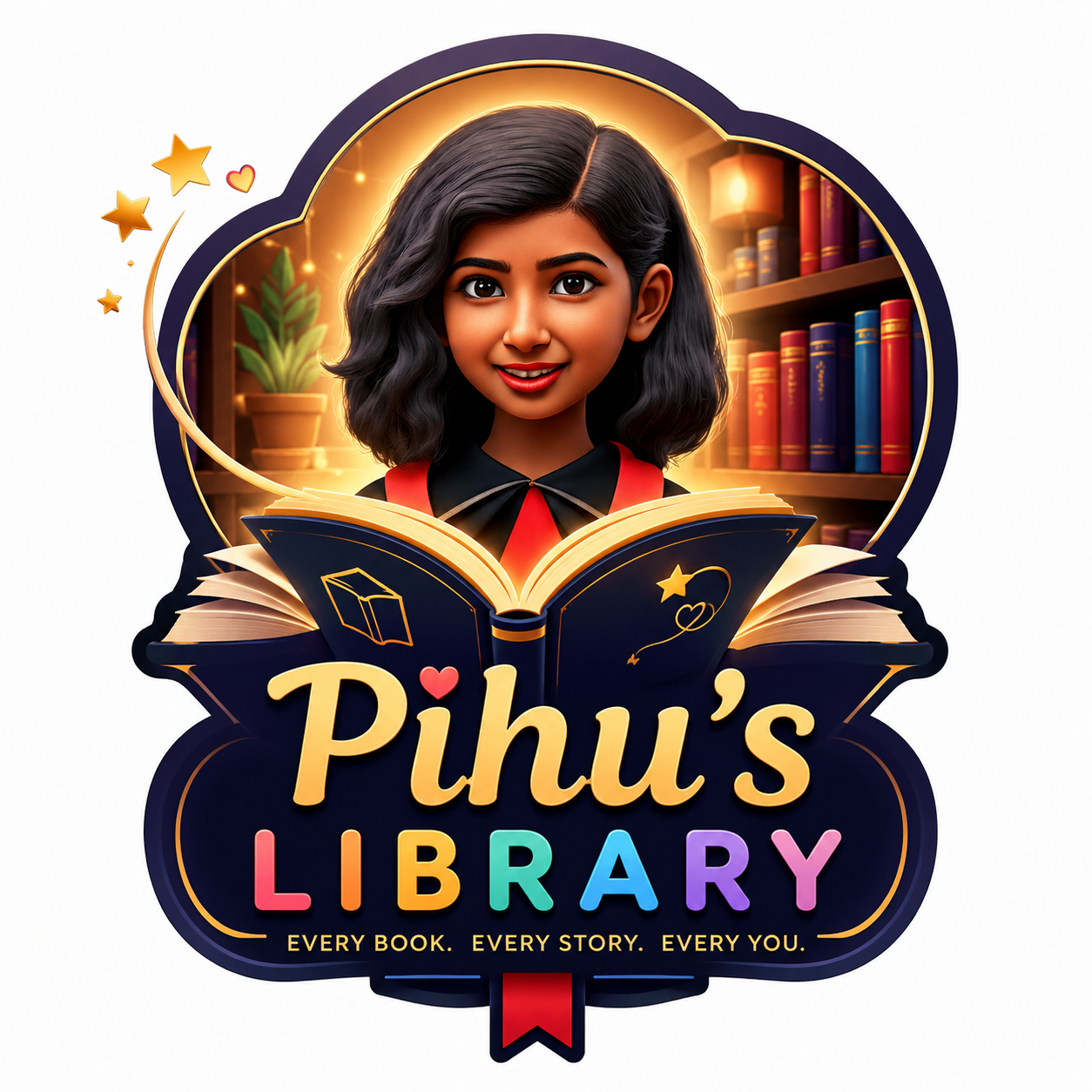 Pihu's Library logo
